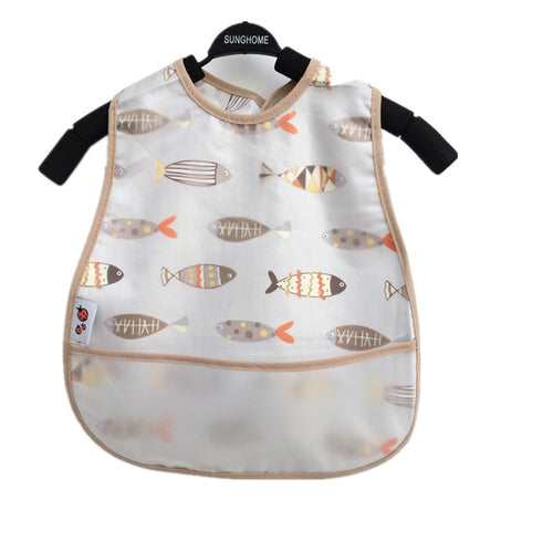 Adjustable Baby Bibs EVA Waterproof Lunch Feeding