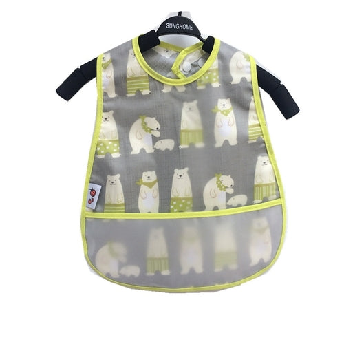 Adjustable Baby Bibs EVA Waterproof Lunch Feeding