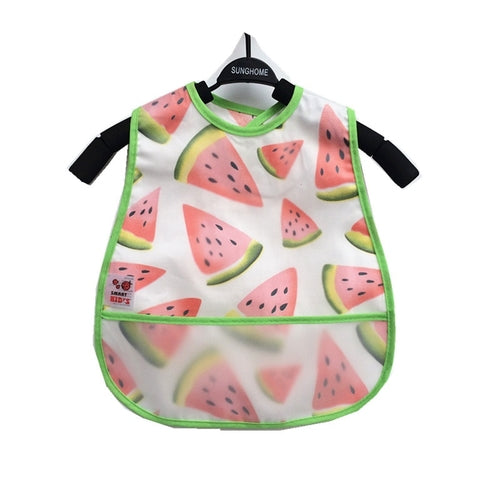Adjustable Baby Bibs EVA Waterproof Lunch Feeding