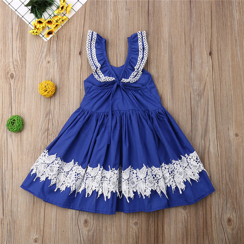 Formal Kids Baby Girls Princess Dress Flying