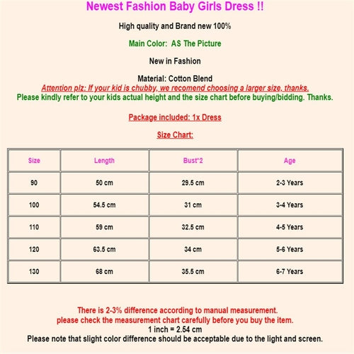 Formal Kids Baby Girls Princess Dress Flying